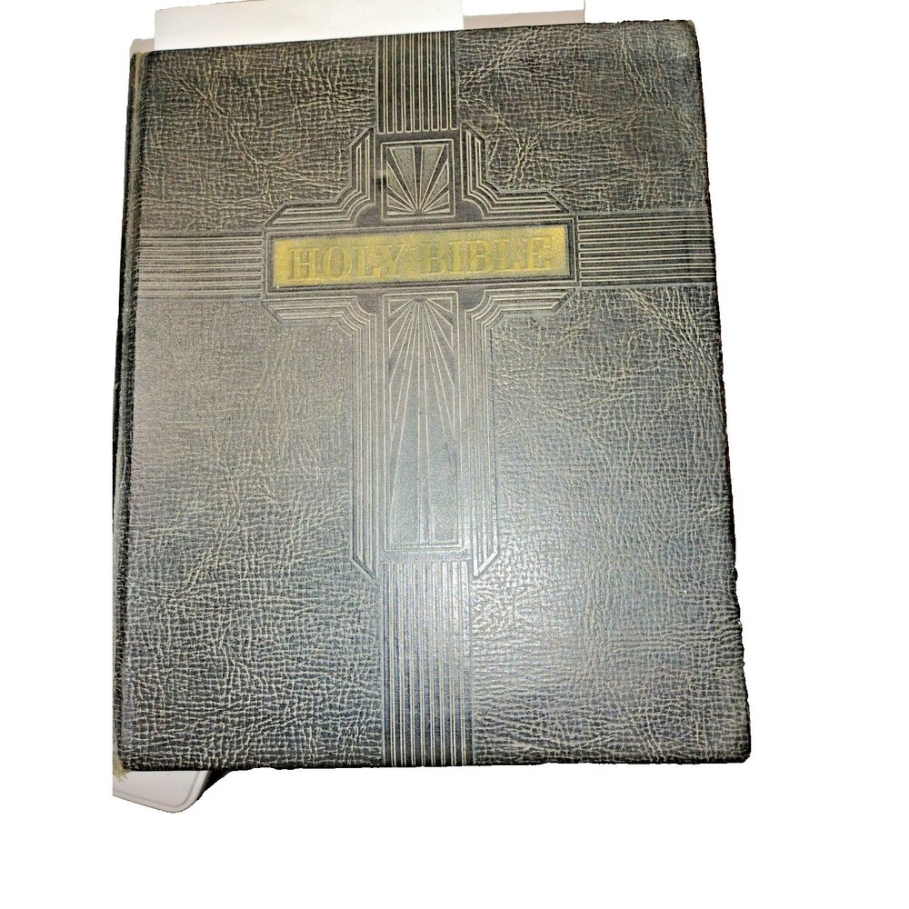 Vtg. Pictorial Family Holy Bible Self-Pronouncing Edition Southwestern Co.